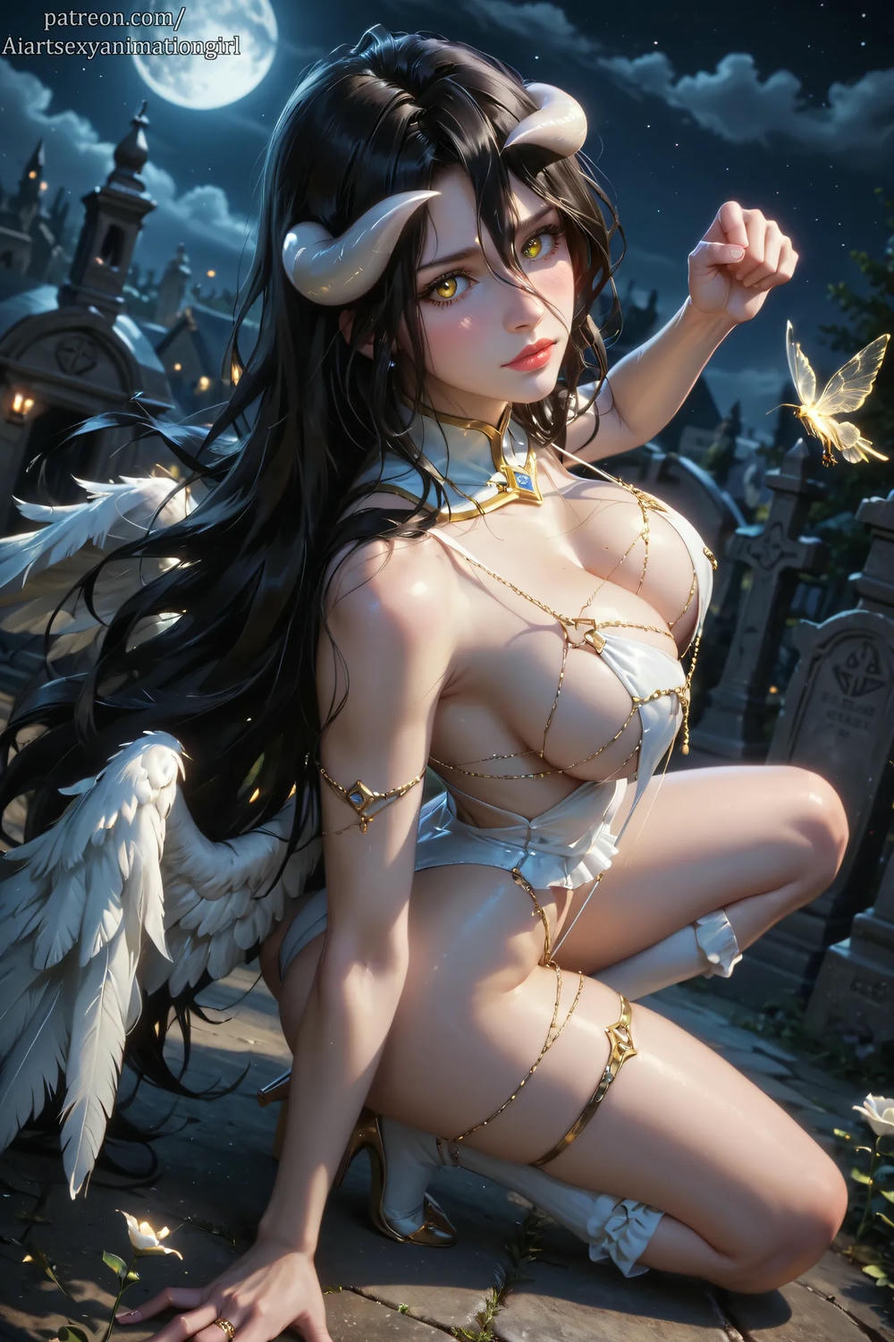 ★Patreon★ 😈Albedo🪽 Halloween Angel