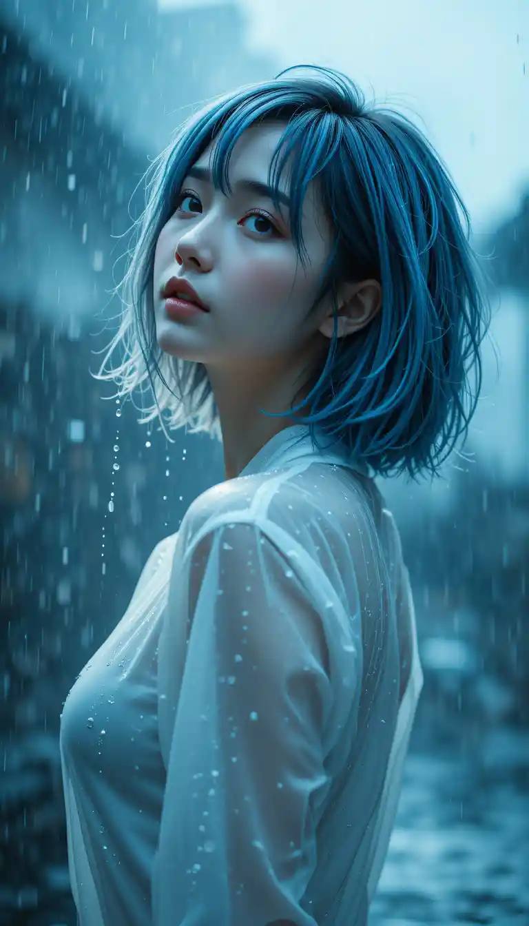 It's raining outside