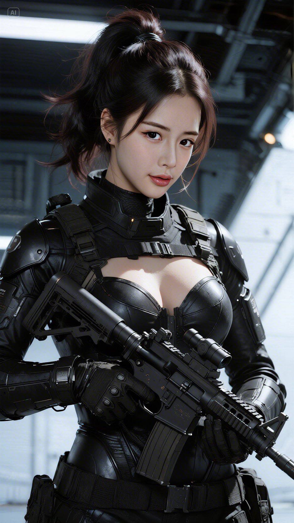 黯黑女士兵