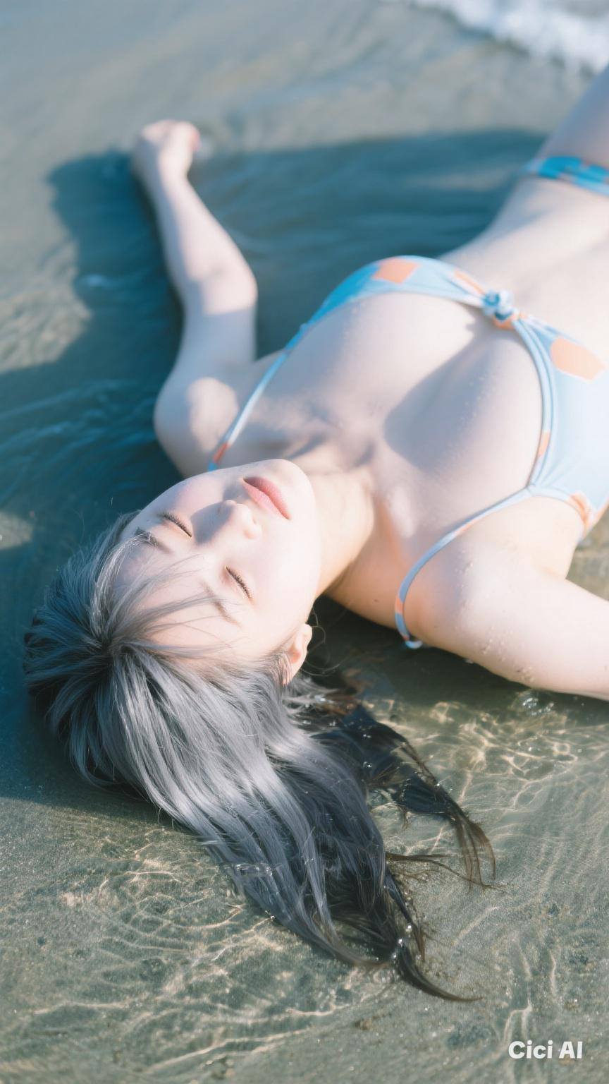 Relaxing at the beach