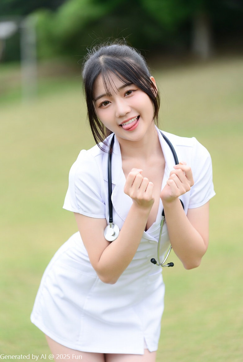 最美的瞬間#2 護士裝台女