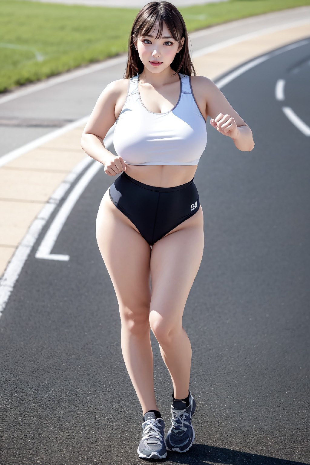 Cool photo shoot on the runway