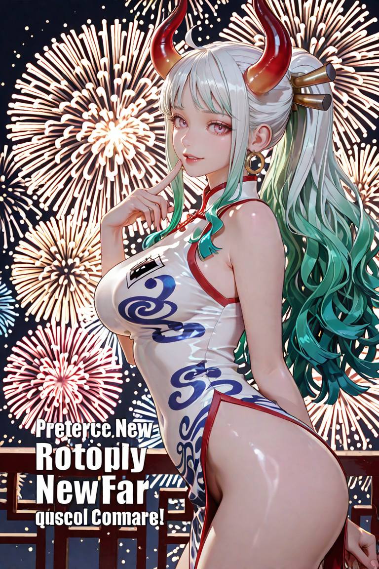 動漫美女迎接2026