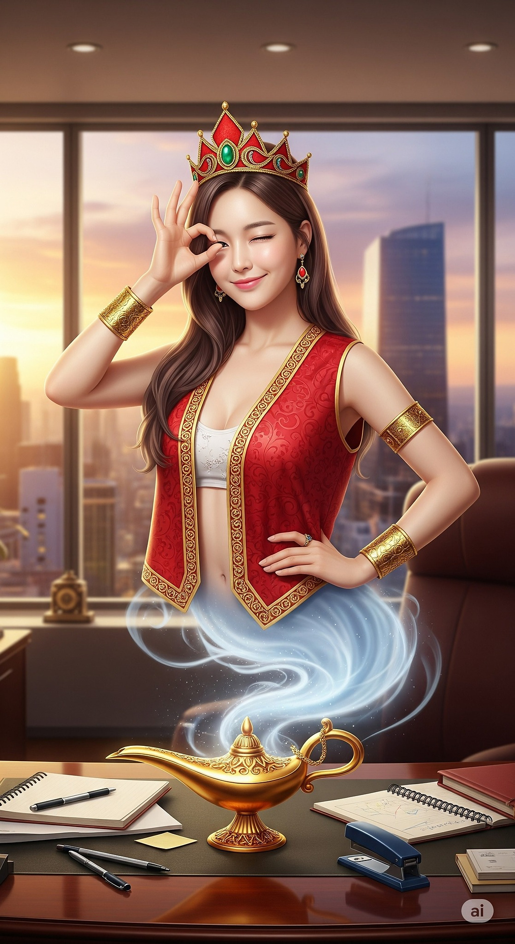 神燈美女精靈