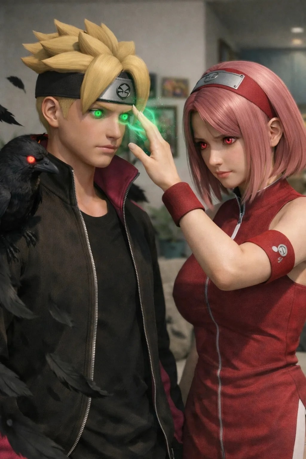 Boruto becoming sarada unfinished 3d comic