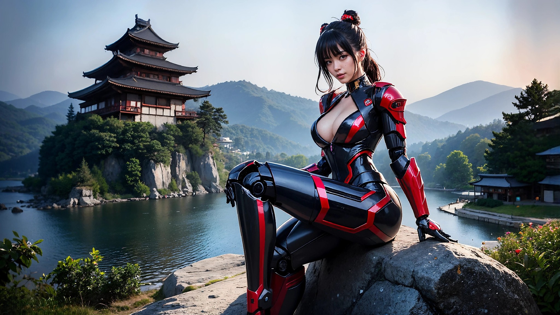 Cyberpunk Ninja Assassin