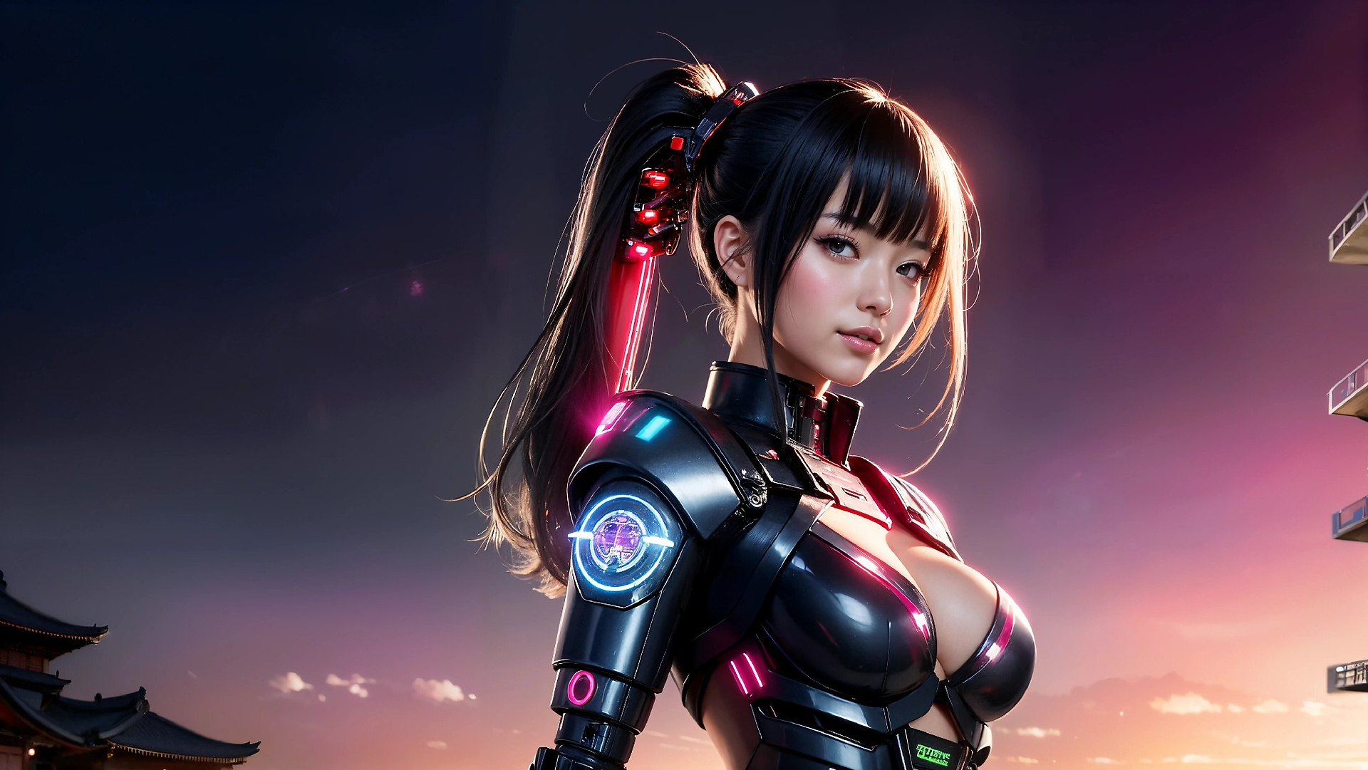 Cyberpunk Ninja Assassin
