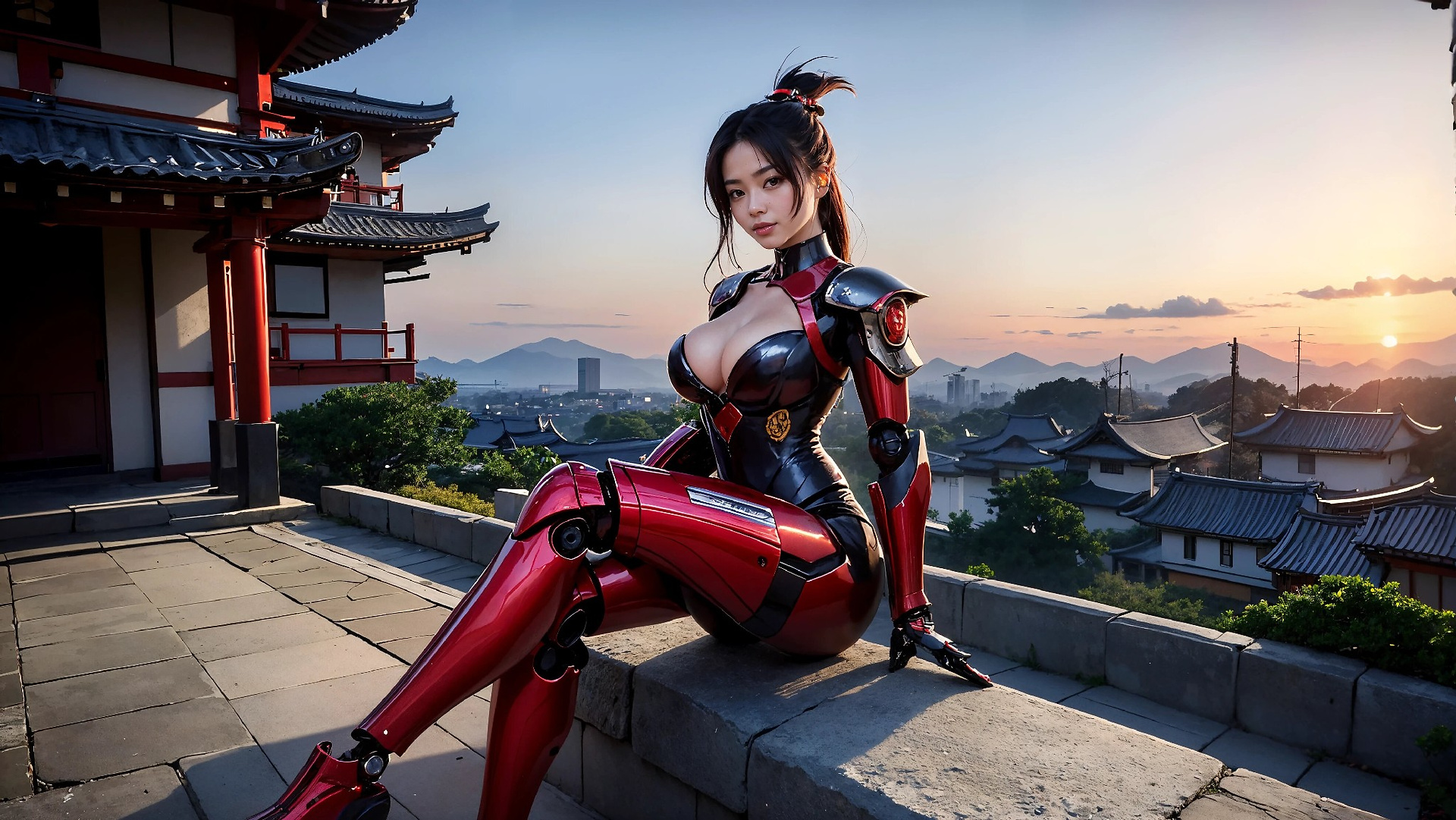 Cyberpunk Ninja Assassin