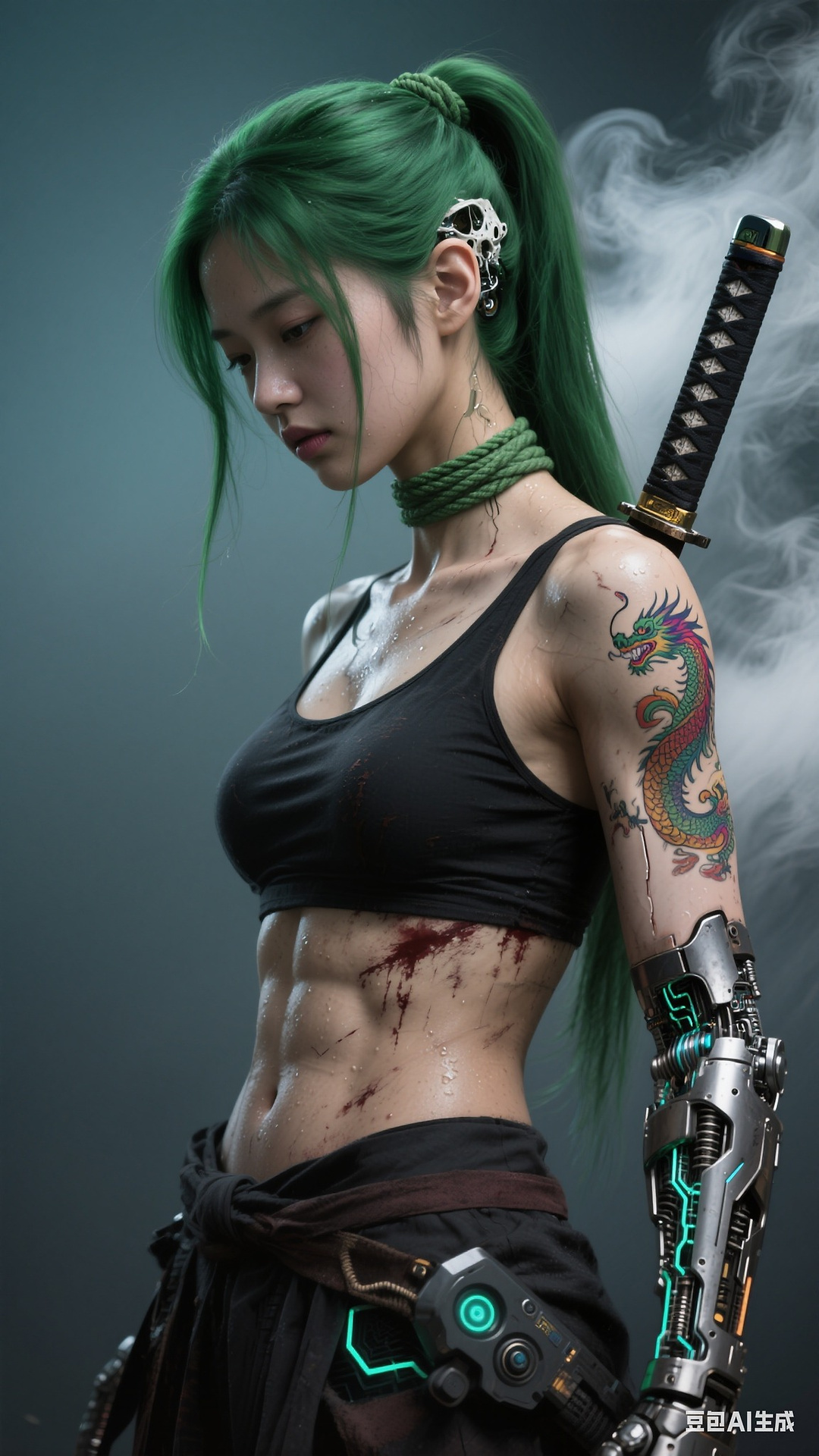 Green-haired Warrior