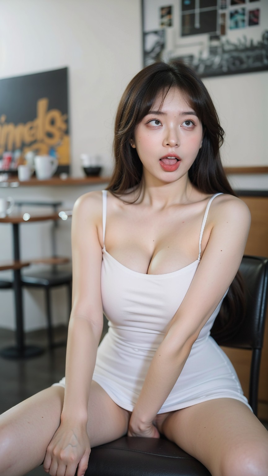 (240204) + Bodycon + Dress + at + the + Café +4