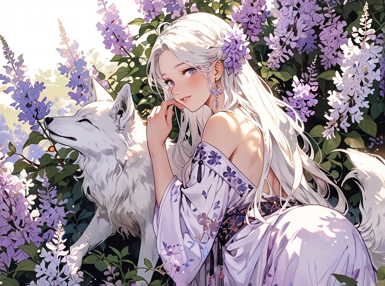 Love. Floral Series - Lilac