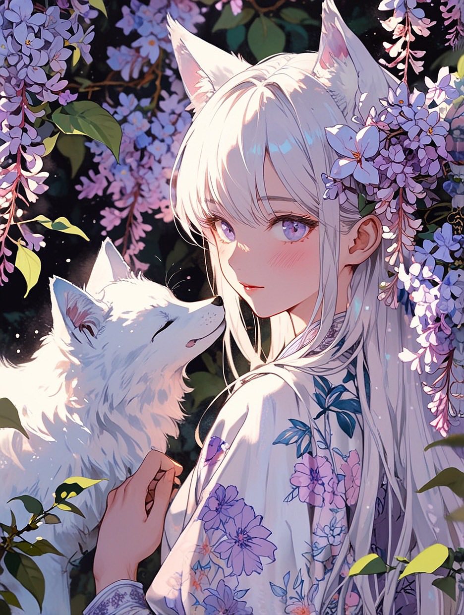 Love. Floral Series - Lilac