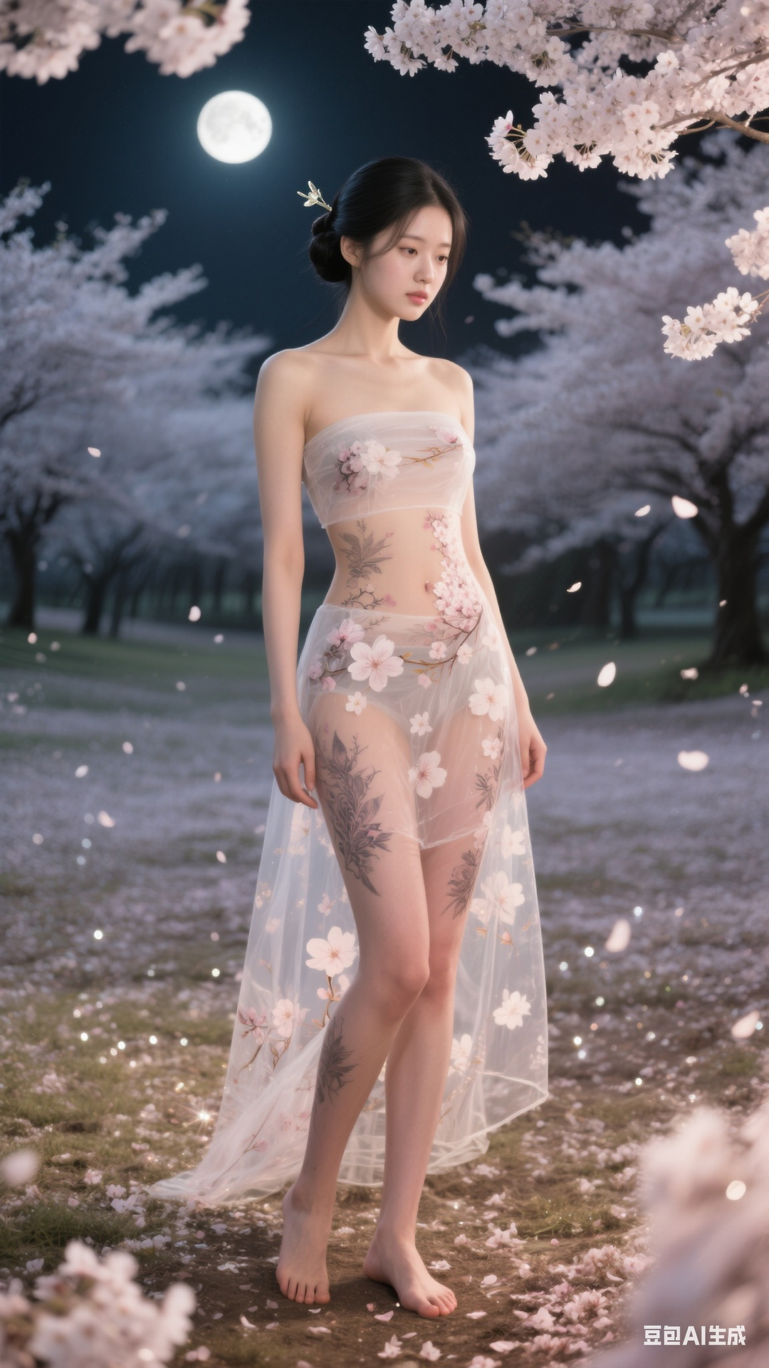 Sakura Petal Tattoo
