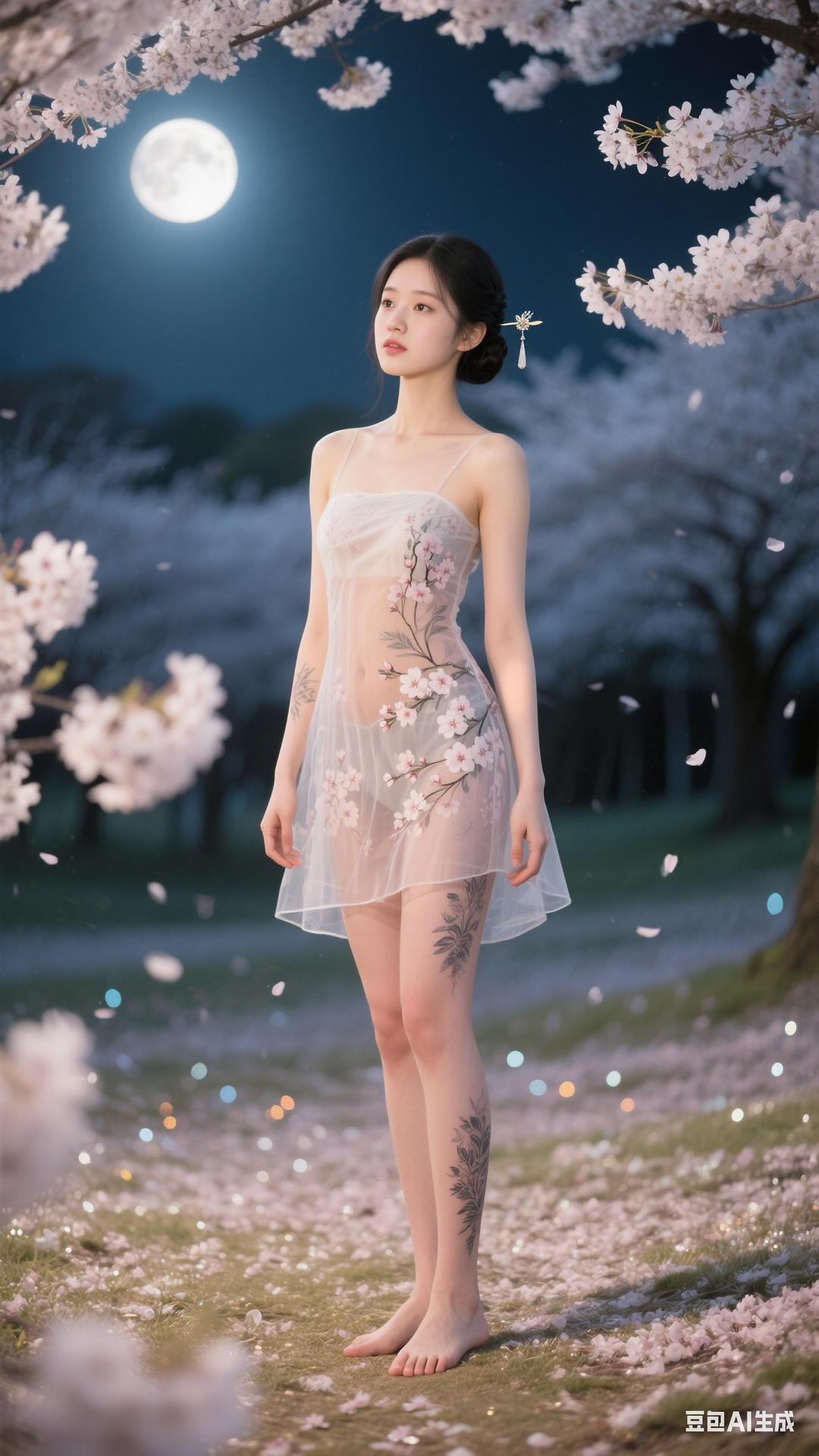 Sakura Petal Tattoo