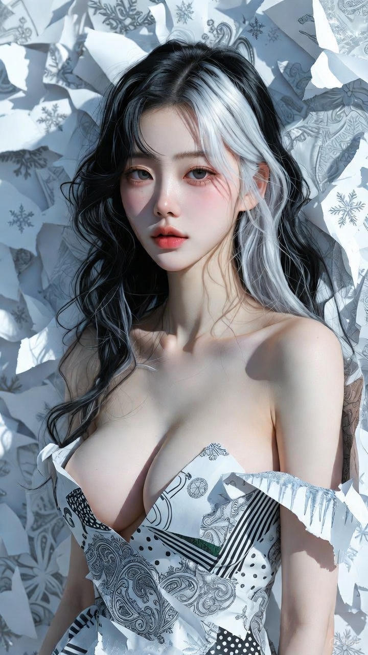 Winter themed wrapping paper