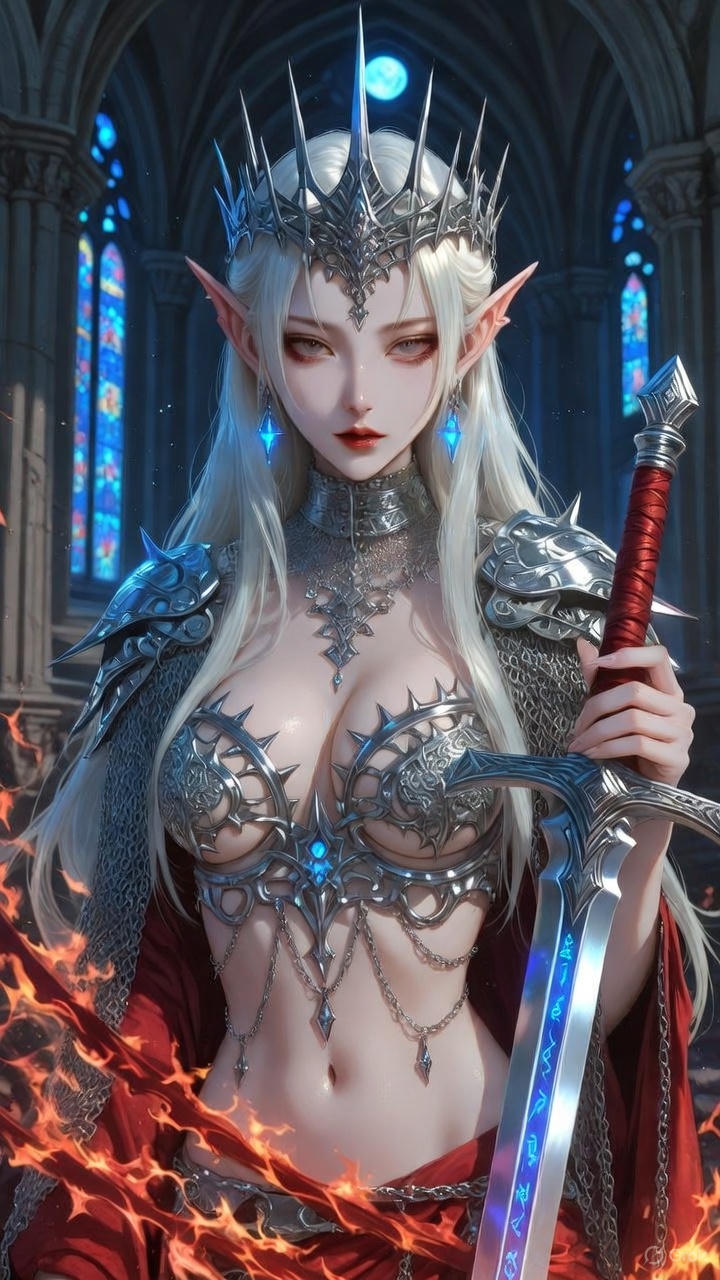 White Hair Fairy Queen