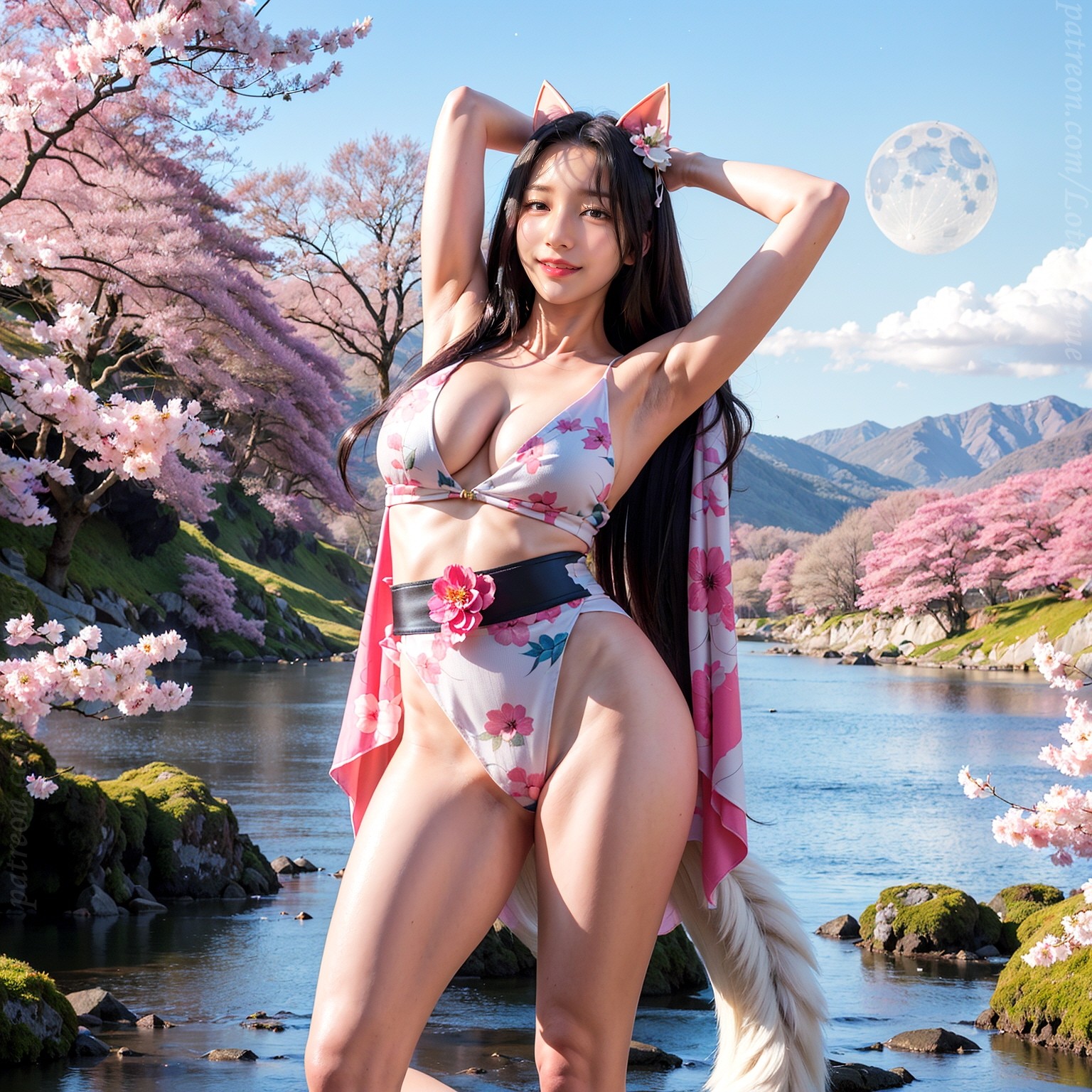 Xhosa. Nine-Tailed Fox Cosplay