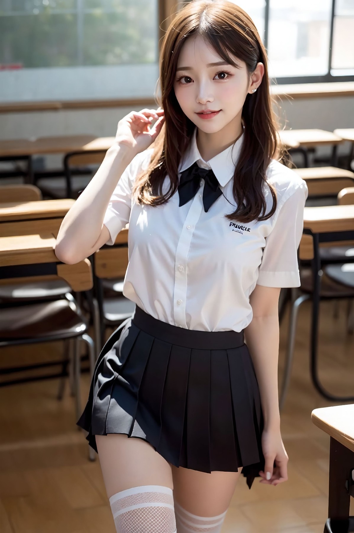 Female high school student