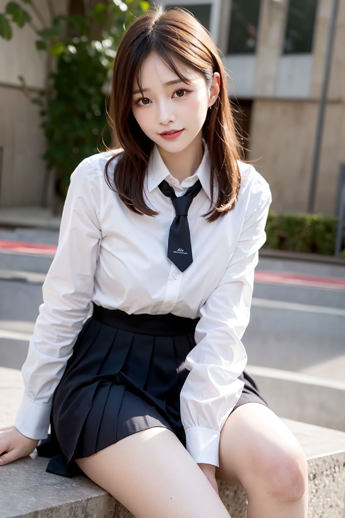 Female high school student