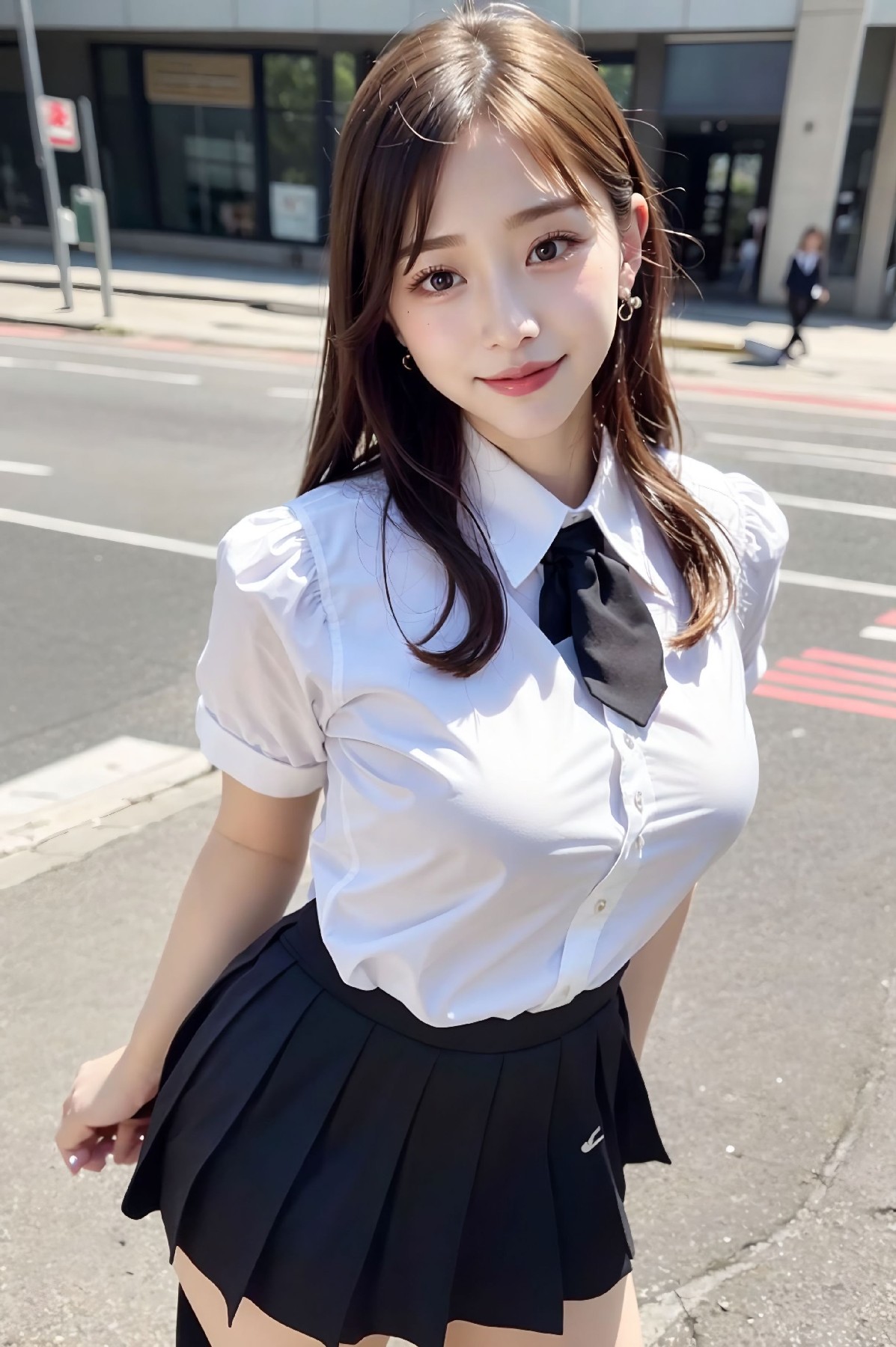 Female high school student