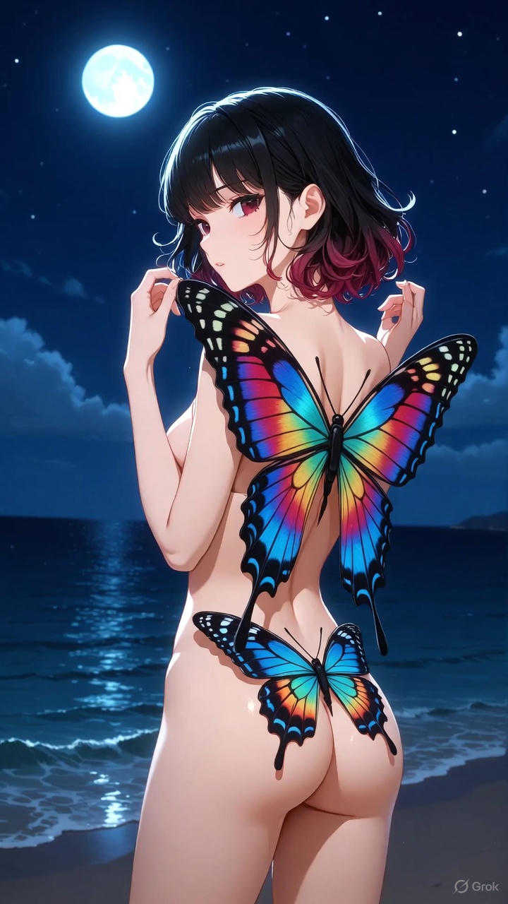 Butterfly Body Painting