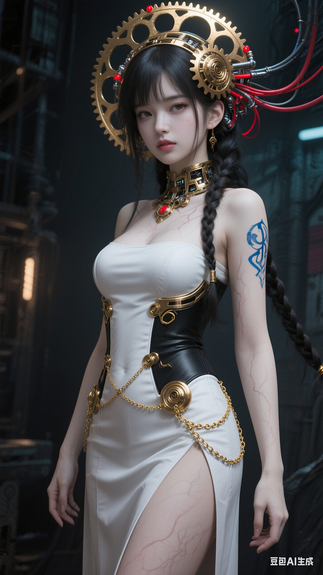 Dystopian Goth Maiden