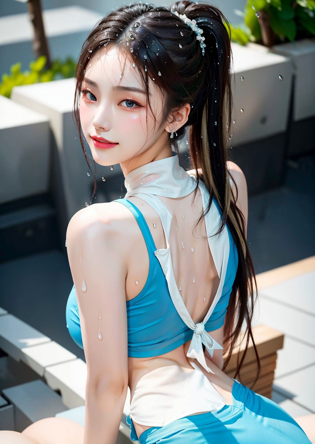 Girl who likes nudity on the street