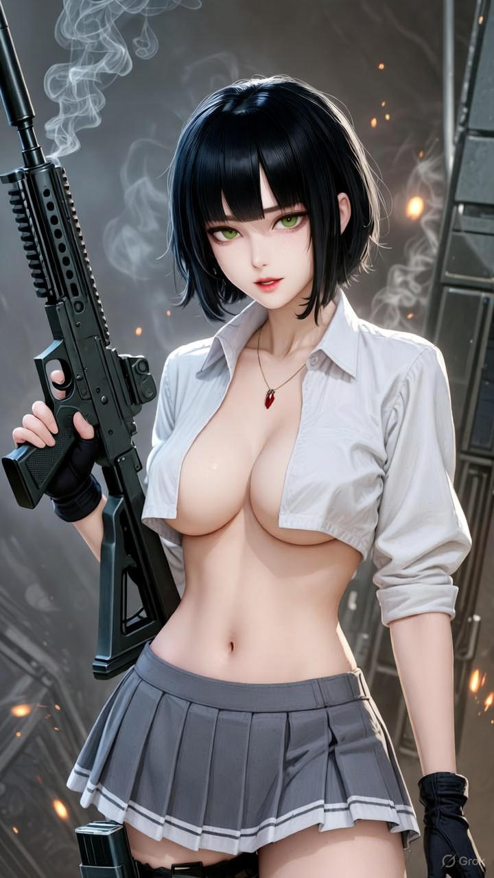 Girl with a gun