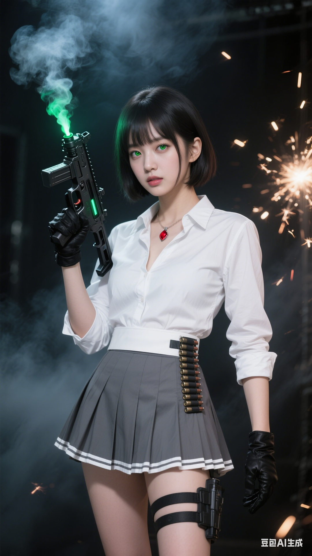 Girl with a gun