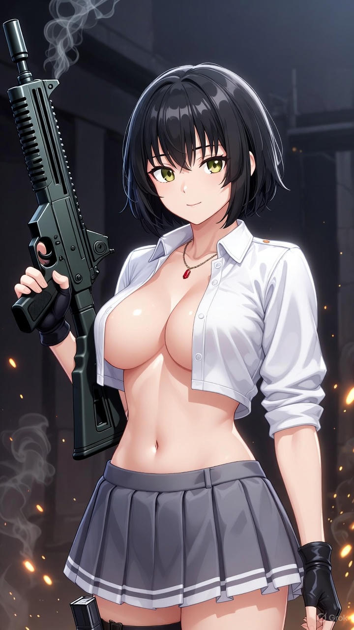 Girl with a gun