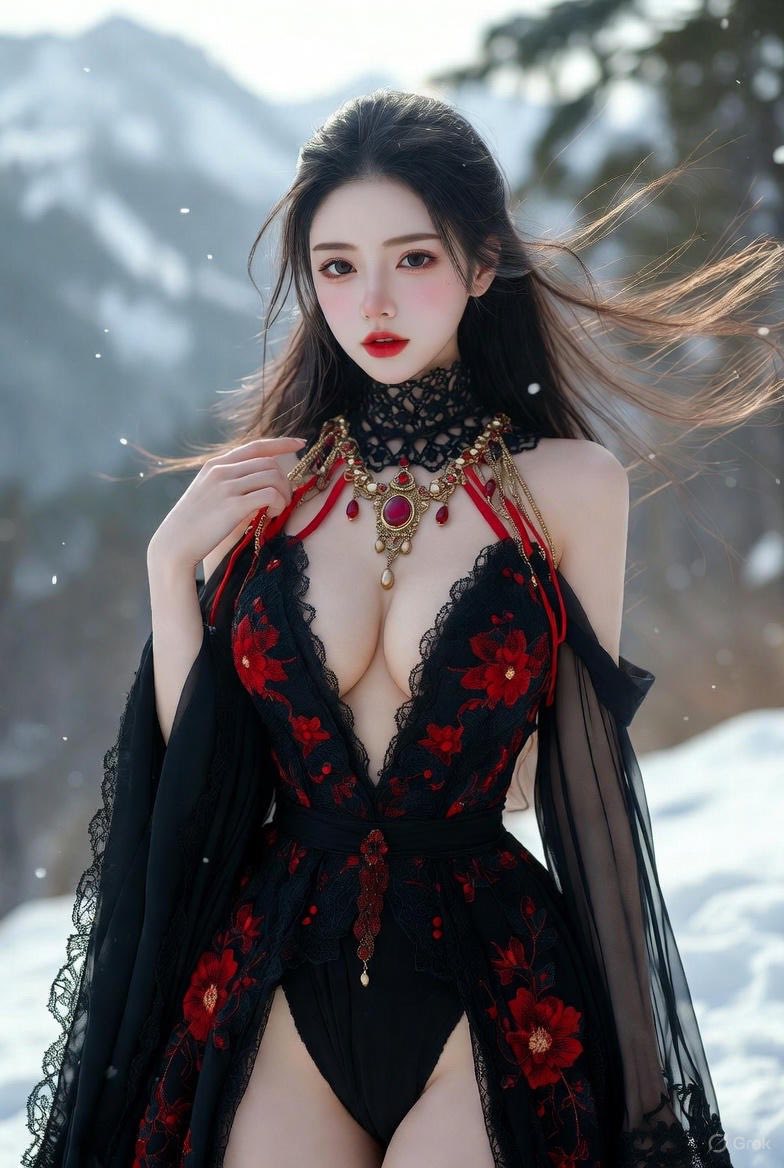 Cold and noble, like a newly melted snowflake