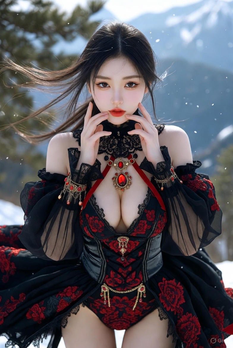 Cold and noble, like a newly melted snowflake
