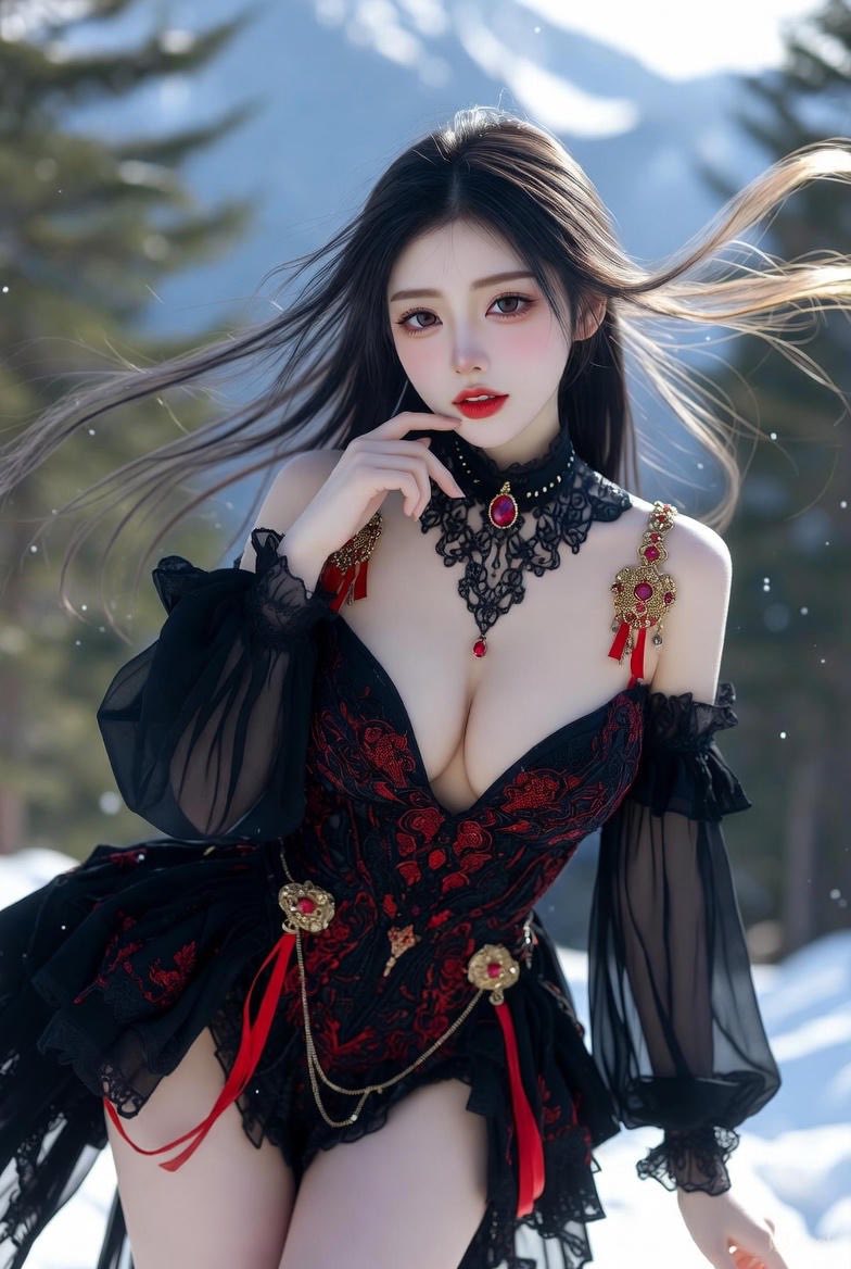 Cold and noble, like a newly melted snowflake
