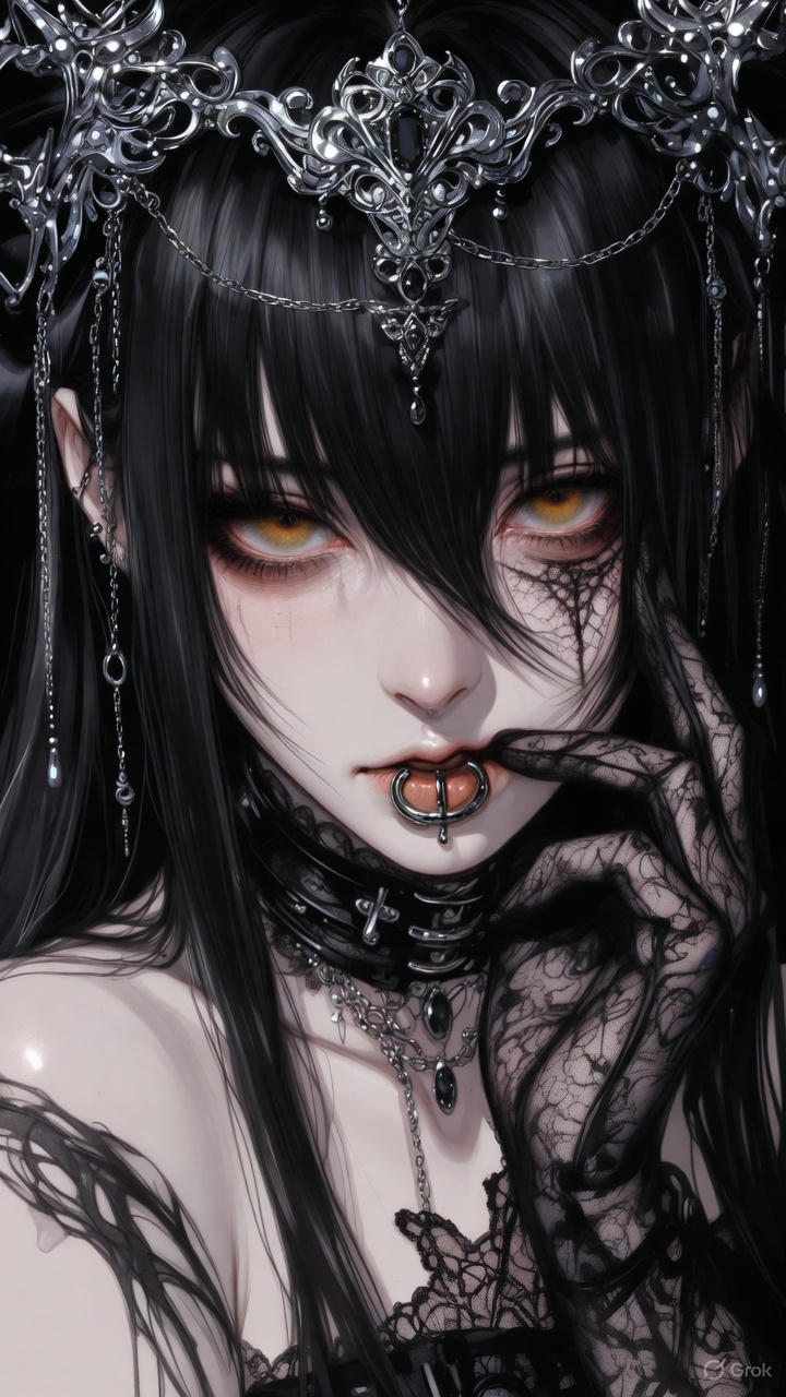Stylish Gothic portrait
