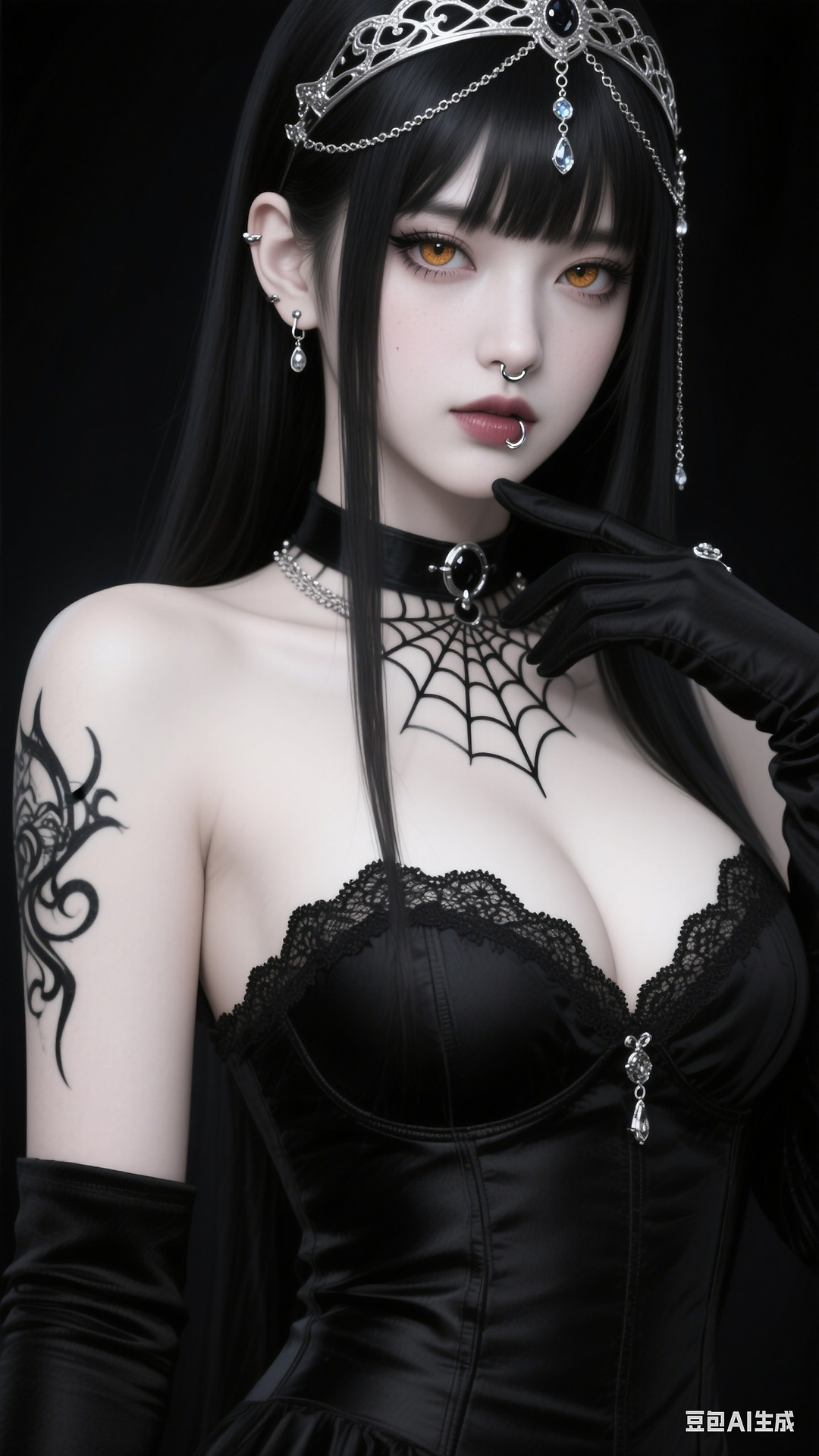 Stylish Gothic portrait