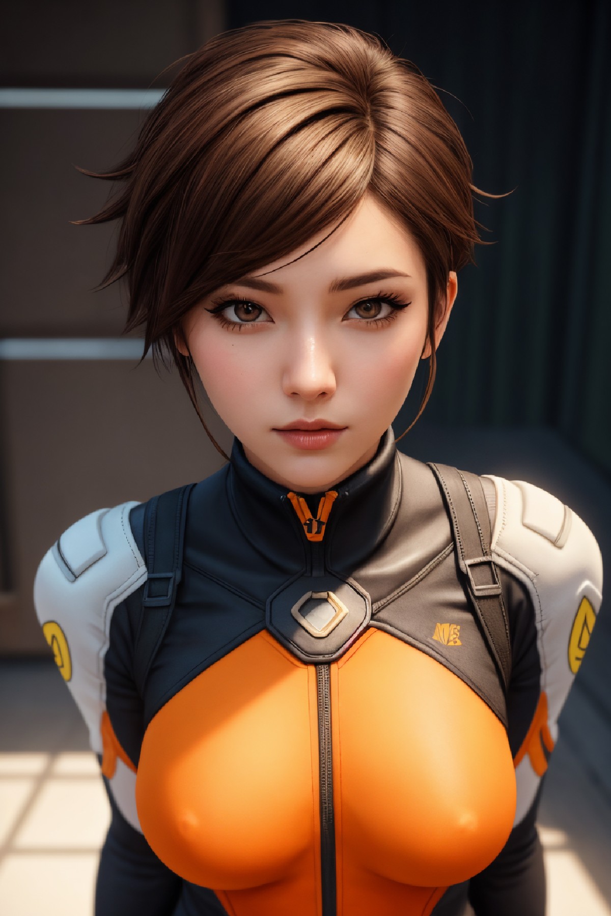 Lena Oxton, code-named "The Hunt"