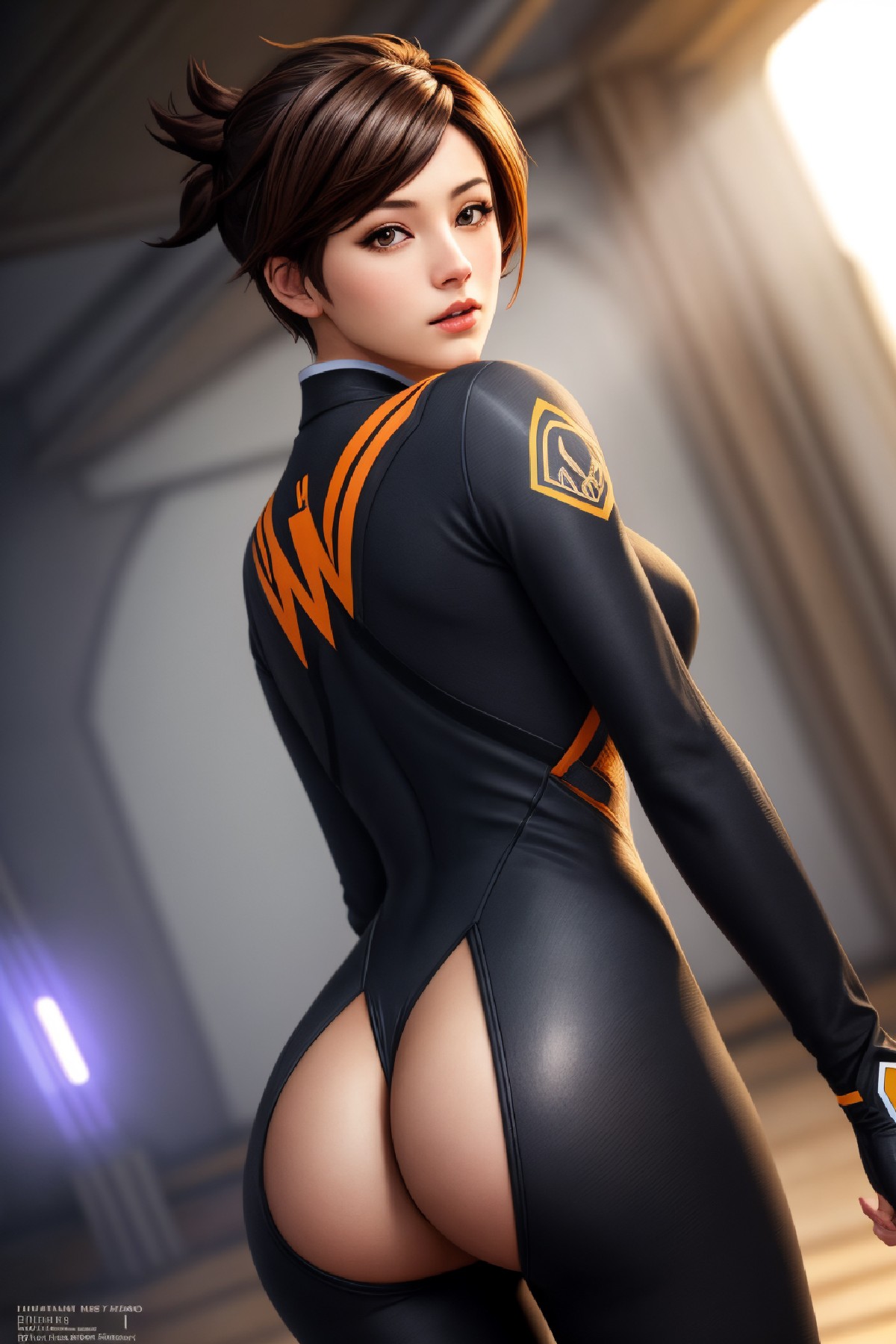 Lena Oxton, code-named "The Hunt"