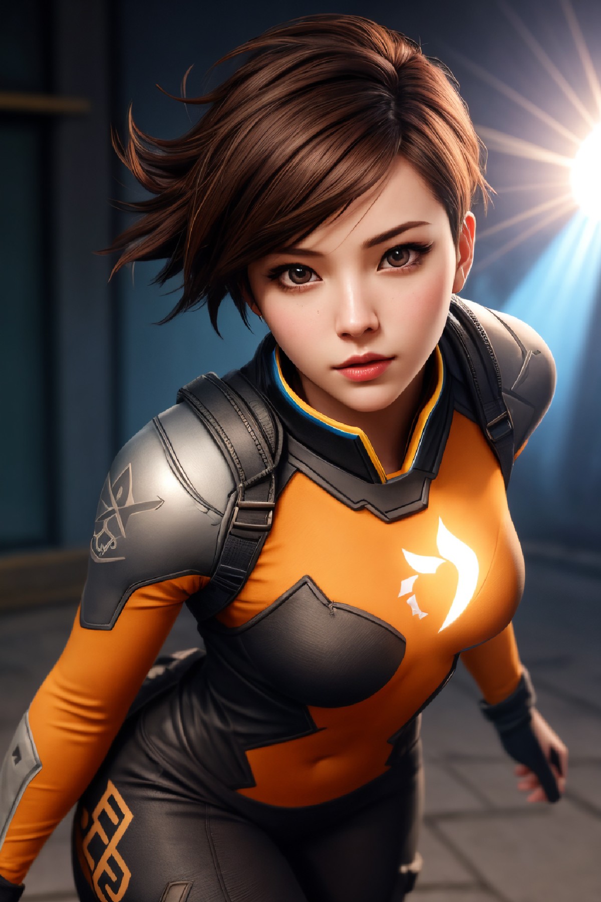 Lena Oxton, code-named "The Hunt"