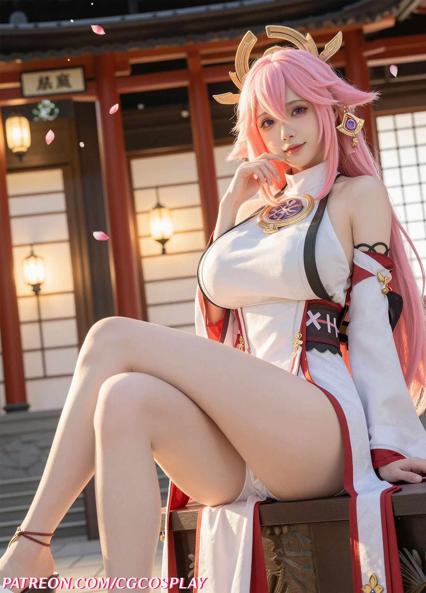 Yae Miko – Genshin Impact 🌸⛩️🦊