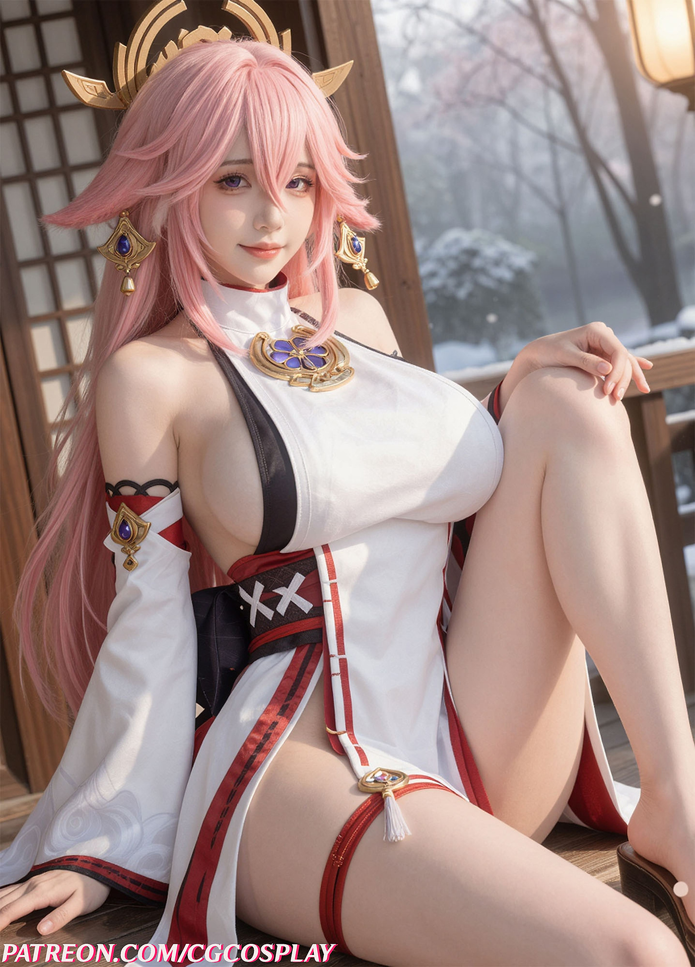 Yae Miko – Genshin Impact 🌸⛩️🦊