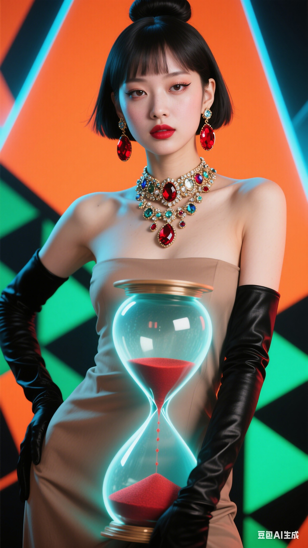 Exotic hourglass curve