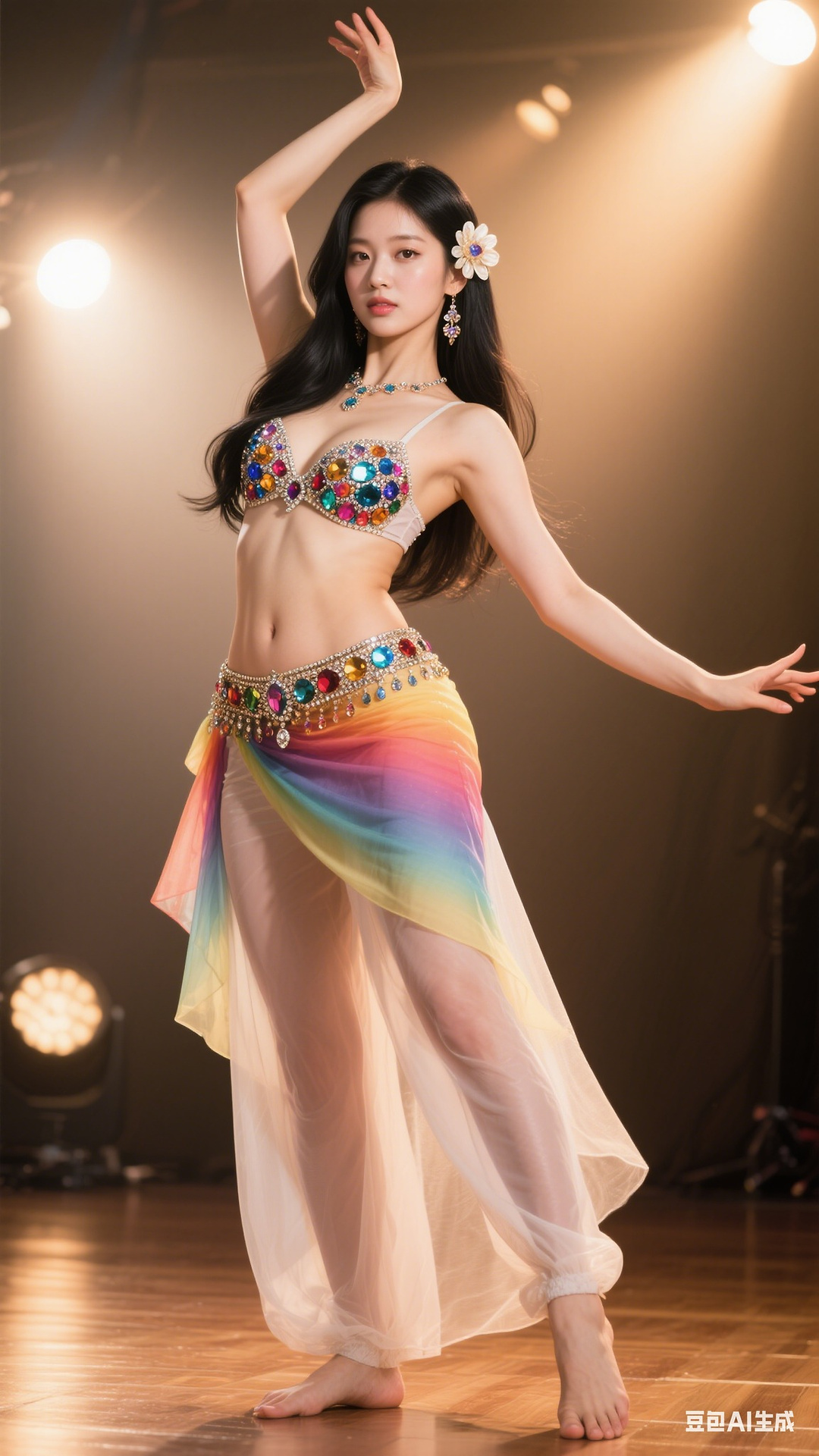 Rainbow Gem Belly Dancer