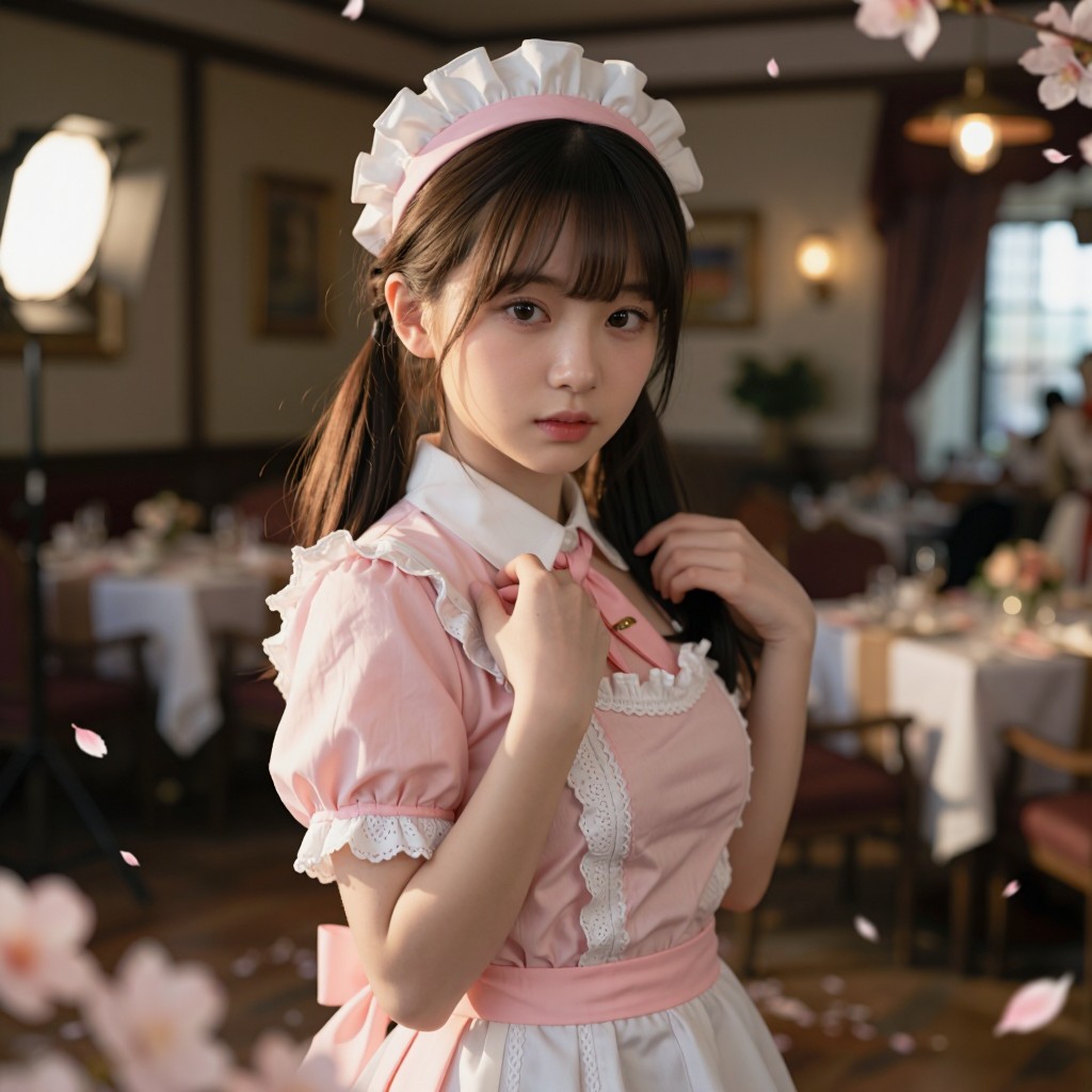 Pink Maid Outfit