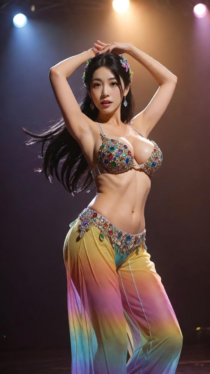 Rainbow Gem Belly Dancer