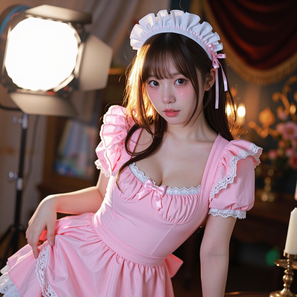 Pink Maid Outfit