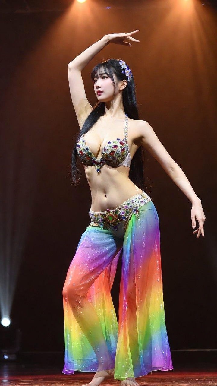 Rainbow Gem Belly Dancer