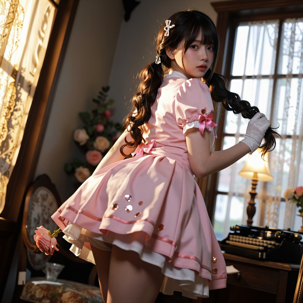 Pink Maid Outfit