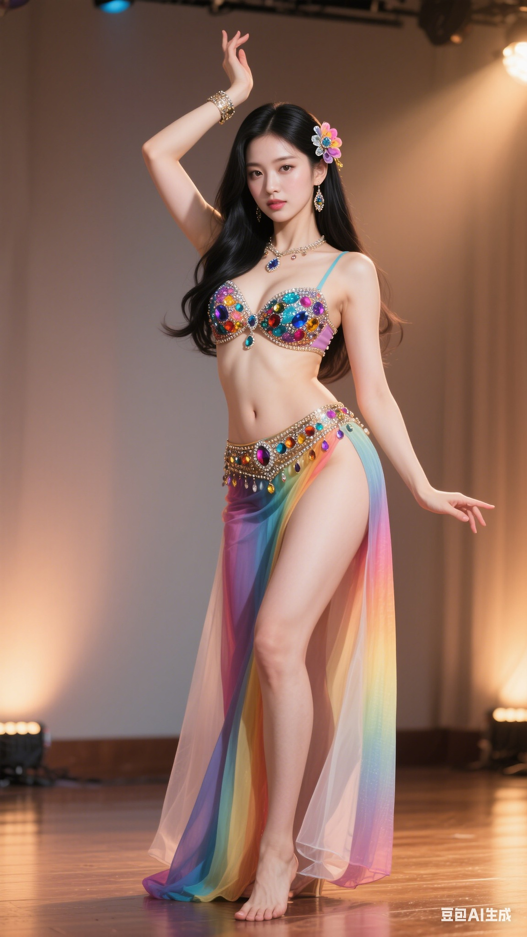 Rainbow Gem Belly Dancer