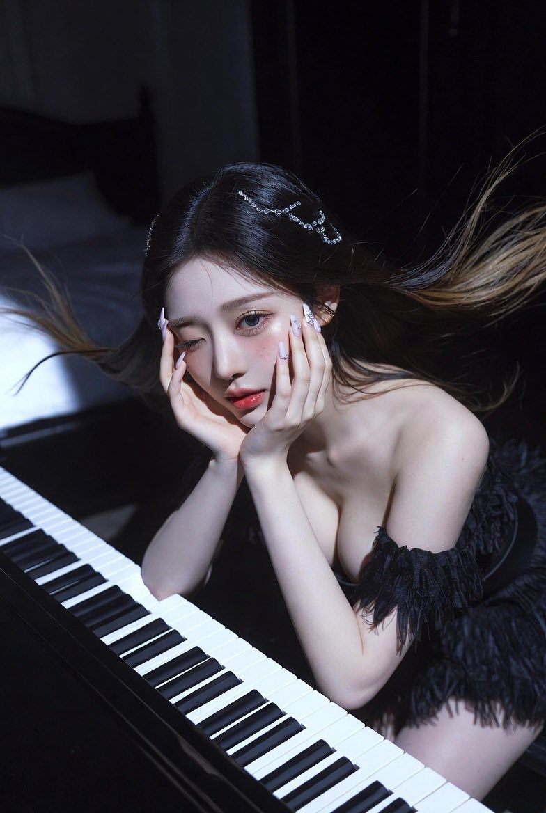 Sister practicing the piano
