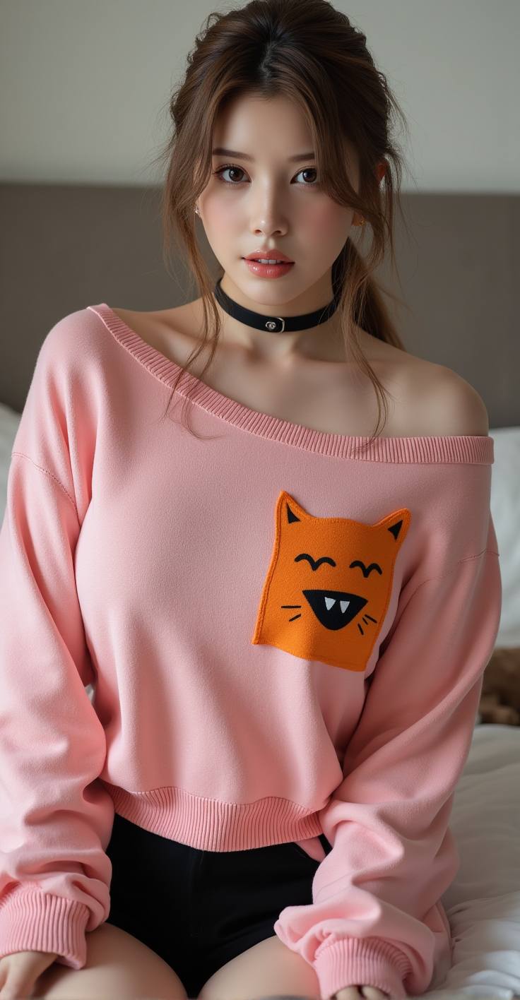 Printed sweater